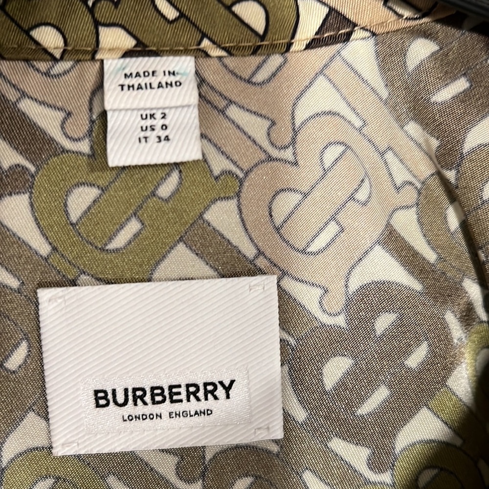 Authentic Burberry Monogram Print Nylon Funnel Ne… - image 7